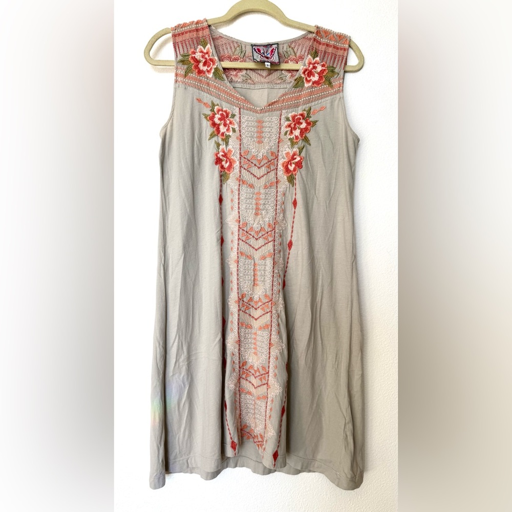 New Johnny Was embroidered dress size small